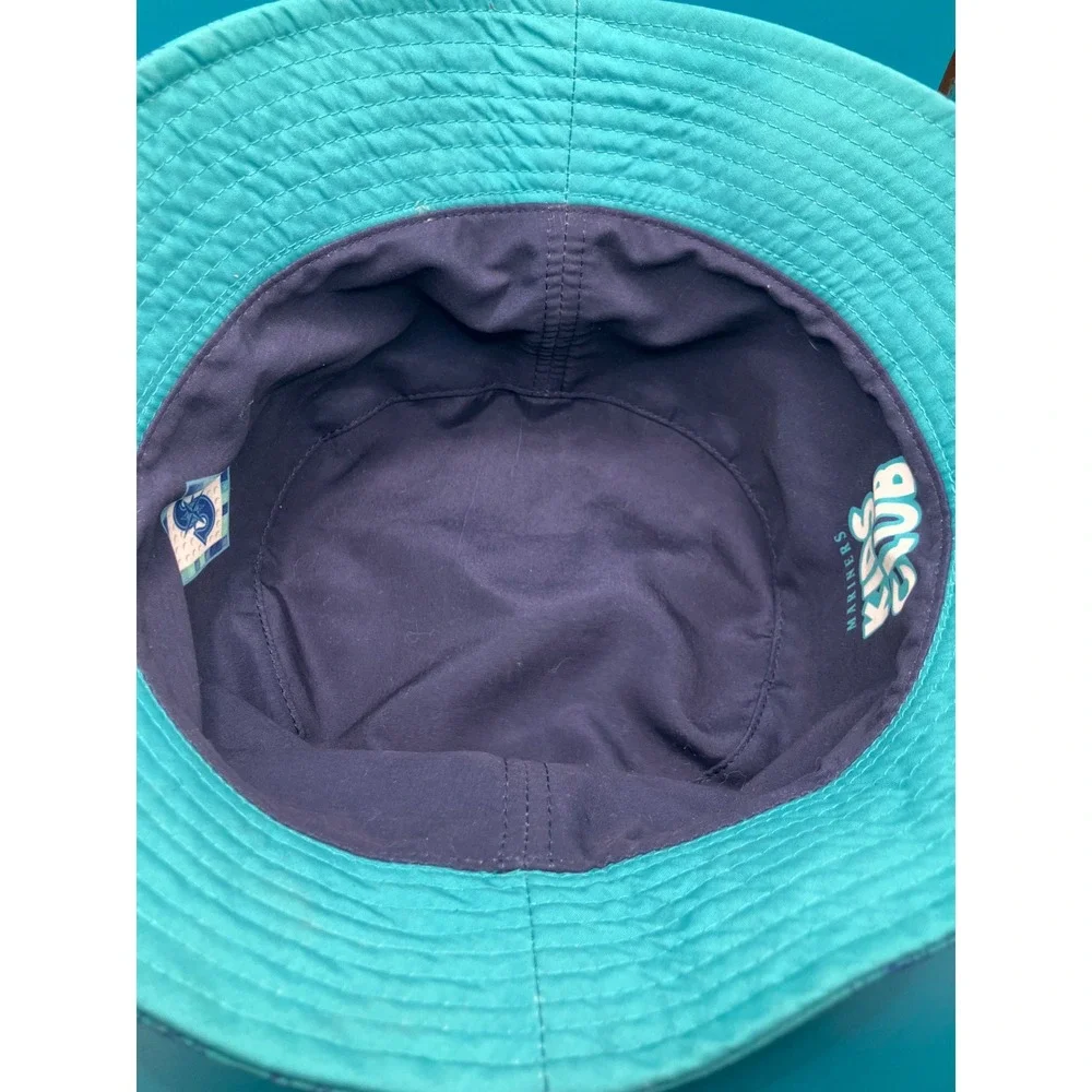 Seattle Mariners Bucket Hat Kids OSFM Blue Teal Reversible Mariners Kids Club